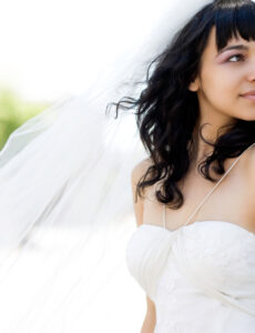 Bride captured in a wedding photography style, showcasing modern approaches.